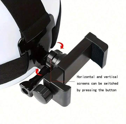 Adjustable POV Head Mount Phone Holder