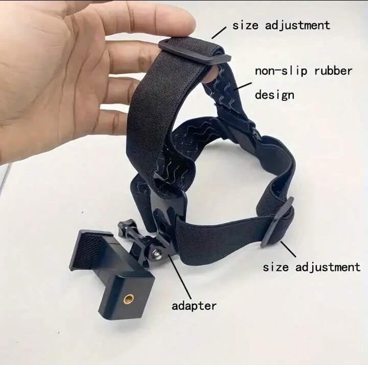 Adjustable POV Head Mount Phone Holder