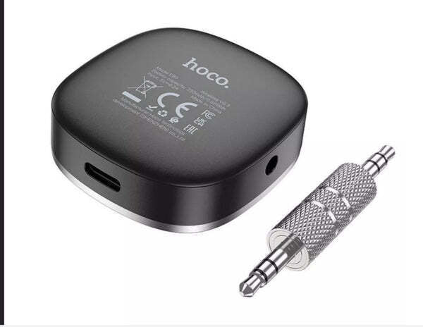 Hoco E80 Bluetooth V5.3 Car Receiver Adapter Transmitter 3.5mm AUX Jack