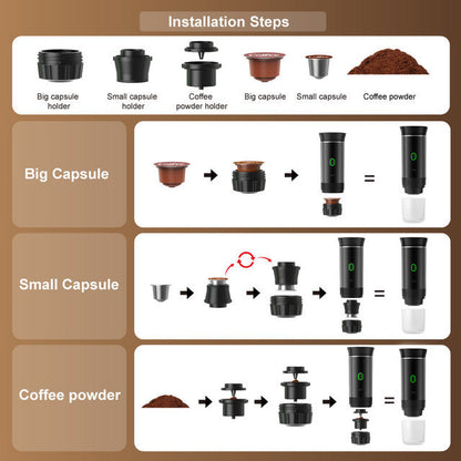 Mini Portable Espresso Coffee Machine