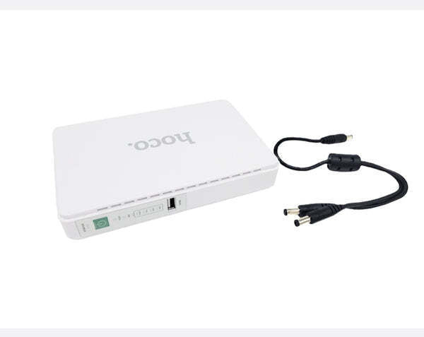 Hoco DB25 Dual 12V + USB 8800 mAh Emergency UPS Powerbank Mini DC UPS